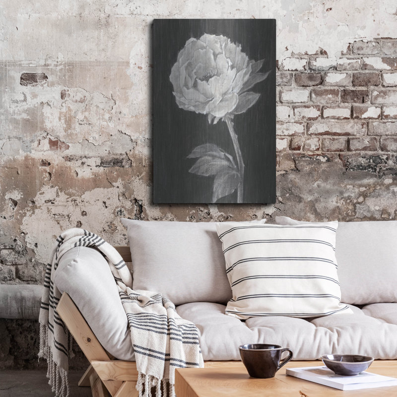 «Flowers 2» par Ethan Harper, art mural en métal, H 36 po x l 24 po
