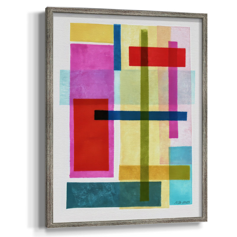 Spectrum II Framed Print - Solid Wood, 11" H x 9" W