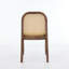 Chaise d'appoint rembourrée en bois massif-1966563596