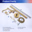 Floor Tub Spout with Diverter-88306167