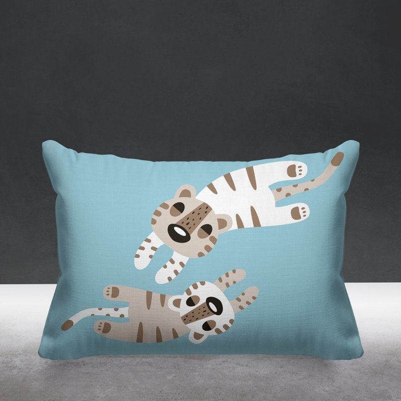 Coussin Jiba, Bleu pastel