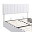 Grand lit plateforme tapissier avec système de rangement hydraulique - blanc-1702818209-1702818210