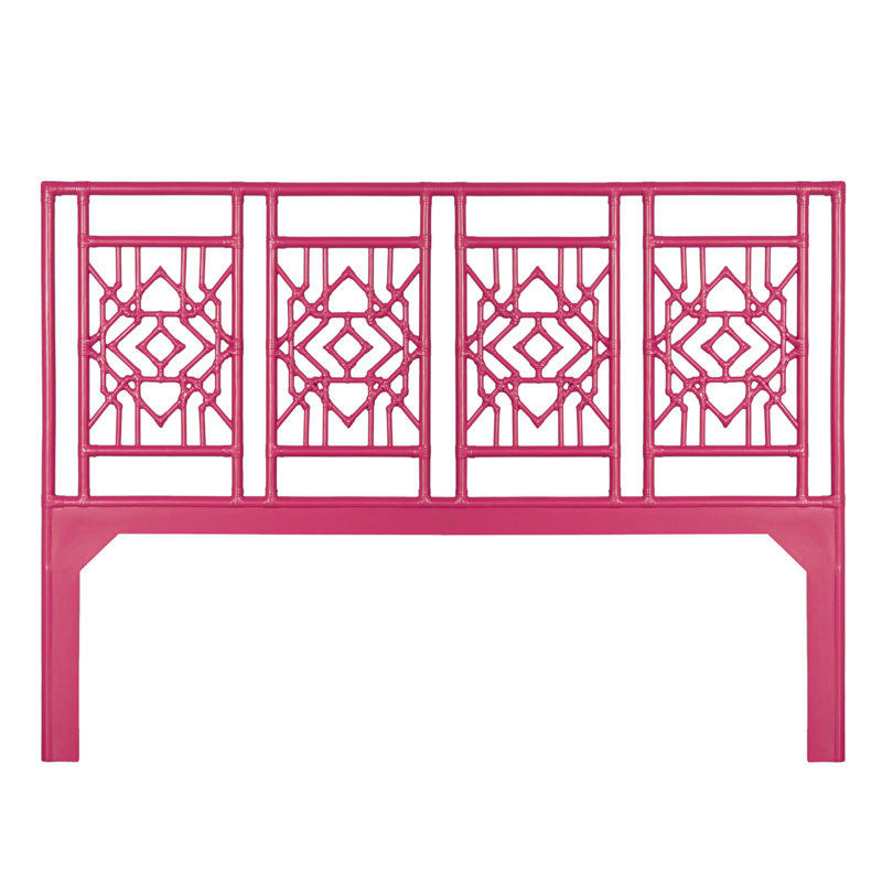 Tulum Open-Frame Headboard, Hot Pink, King
