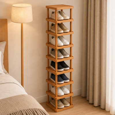 Narrow 3D Shoe Storage Rack