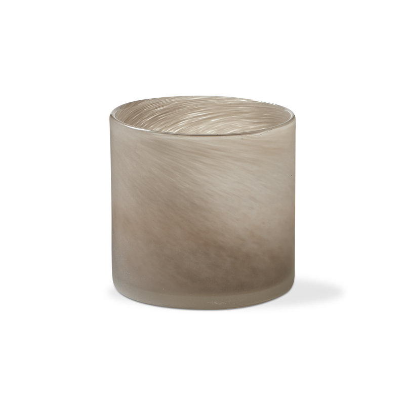 Blasted Glass Tealight Votive Candleholder Sand