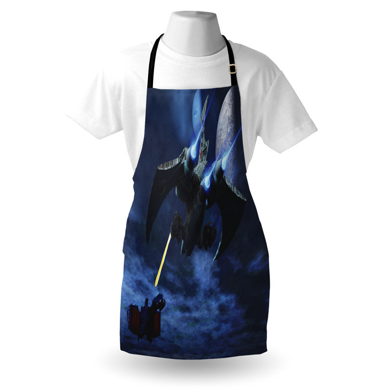 No Pattern Bib Apron