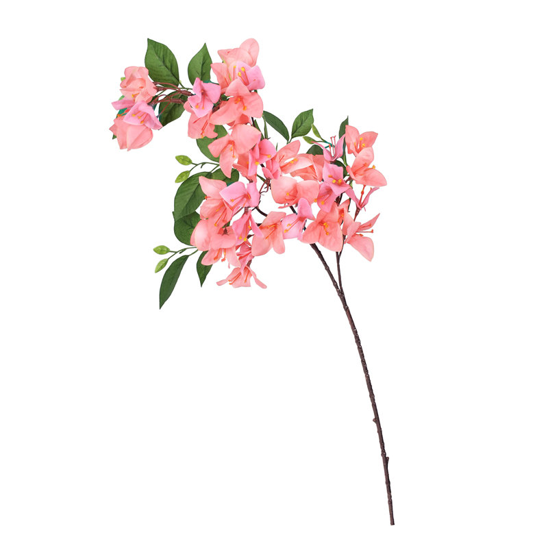 Artificial Bougainvillea Flower Stem Spray, Pêche