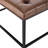 28" Square Button Tufted Metal Ottoman With Multiple Fabric Options-80854755