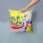 Coussin décoratif intérieur/extérieur fleur