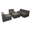 Amling 3 Seater Faux Leather Sofa