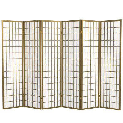 Terri-Lynn Solid Wood Folding Room Divider
