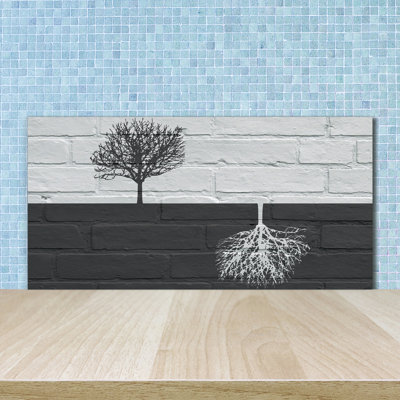 50cm W x 100cm L Glass Peel and Stick Panel