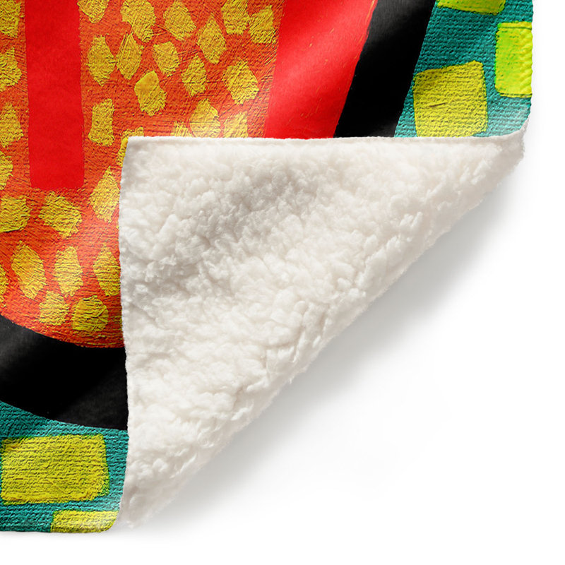 Couverture sherpa doux poissons, l 51 po x L 60 po