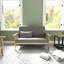 Macclesfield 2 Seater Linen Blend Loveseat-1928112982