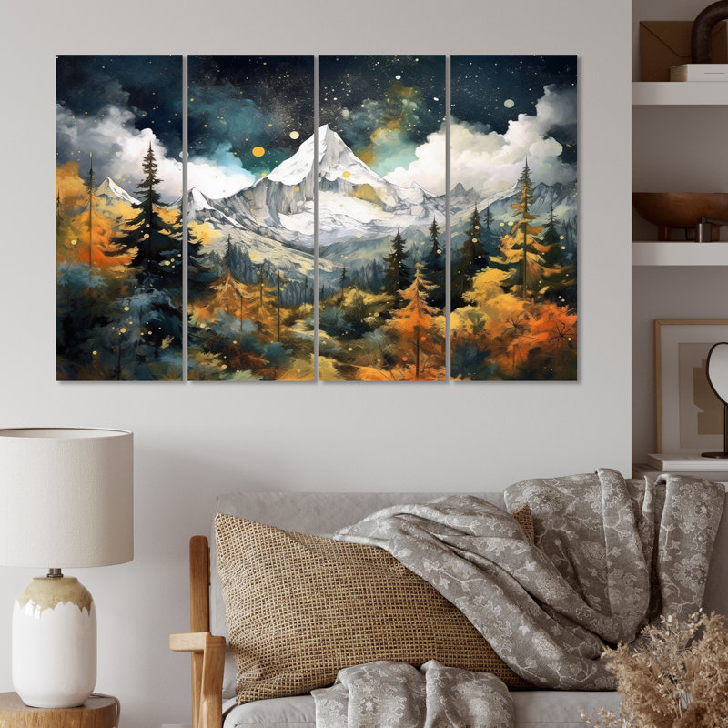 Rustic Abstract Wall Decor on Metal