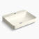 Vox® Vitreous China Rectangular Vessel Bathroom Sink with Overflow