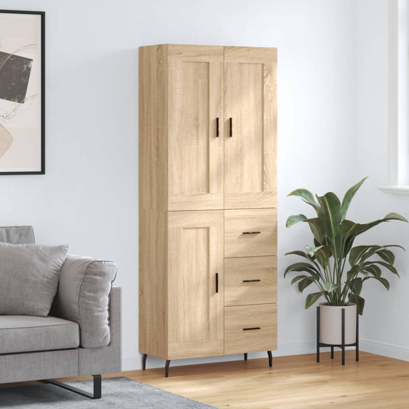 Sonakshi 69.5cm Sideboard, Sonoma Oak