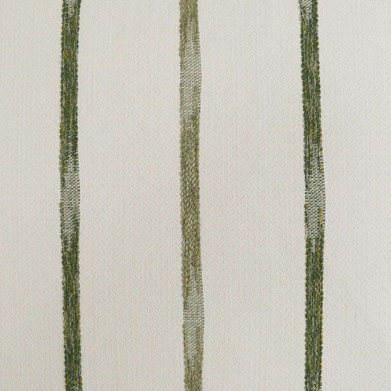 Wallasch Striped Reversible Throw Pillow, Moss, Square 24"
