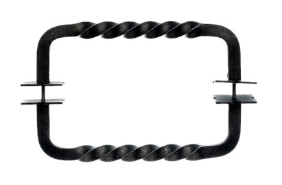Twist 8" Center to Center Appliance pull, Patina Black, 8" Center to Center