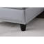 L-shaped 2 Grey Faux Leather Sectional, Left-hand Facing, Medium-soft Seating, 3 Seats, 98 Inches Wide, 71 Deep, 33 High, 169 Lbs, Round Arms, Two Accent Pillows Sectional , Facing L-shaped, Grey,