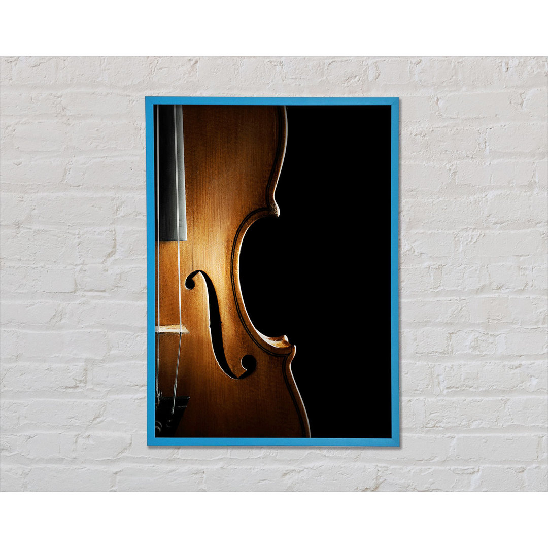 Double Bass Beauty - Einzelne Bilderrahmen Kunstdrucke