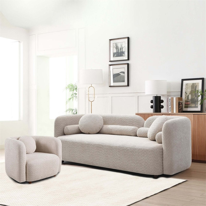 Ensemble de canapé moderne et luxueux pour le salon, rehaussant le confort et le style