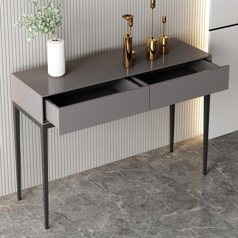 Console moderne avec 2 tiroirs
