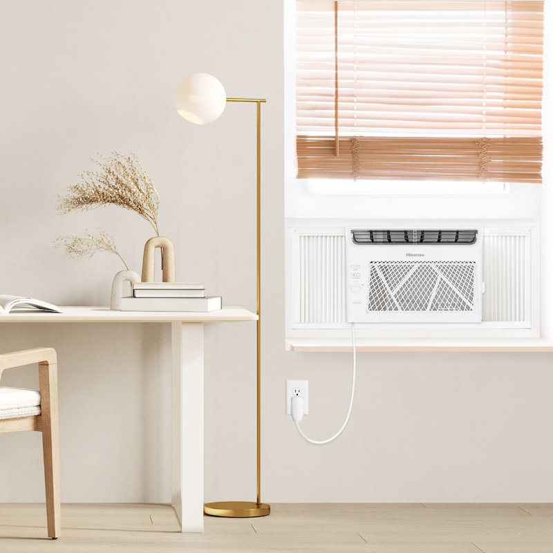 White 5,000 BTU Window Air Conditioner with Mechanical Controls