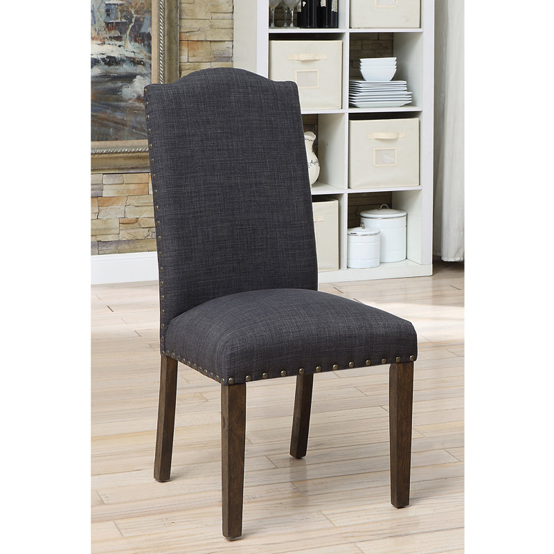Whipton 20'' H Upholstered Side Chair, Black