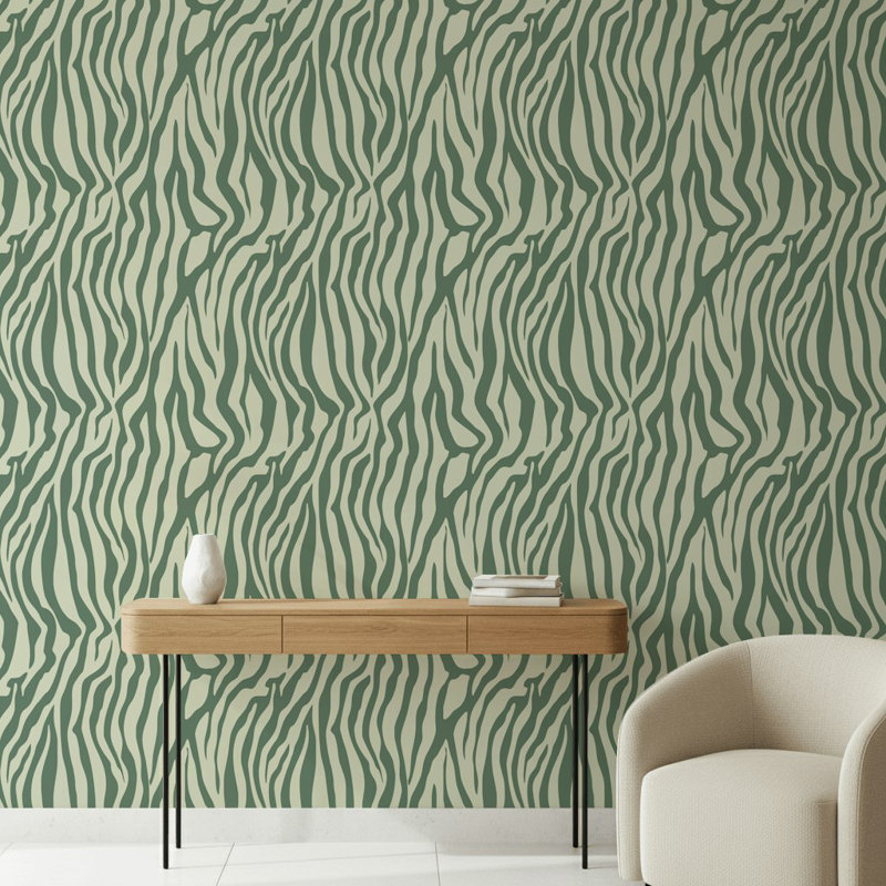 Papier peint imprimé animal zébré