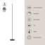 Lampe sur pied colonne 70 po Reeds-64113068