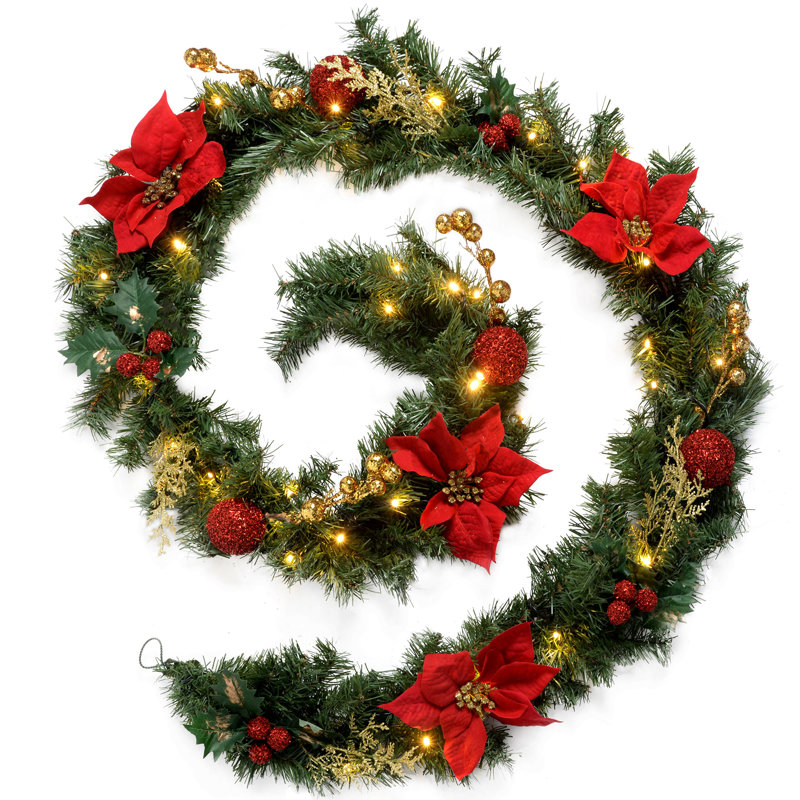 274cm Lighted Garland with Lights