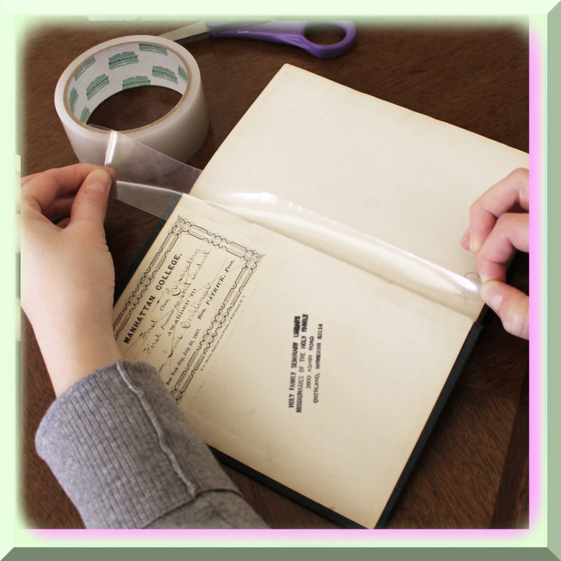 Stretchable Book Repair Tape