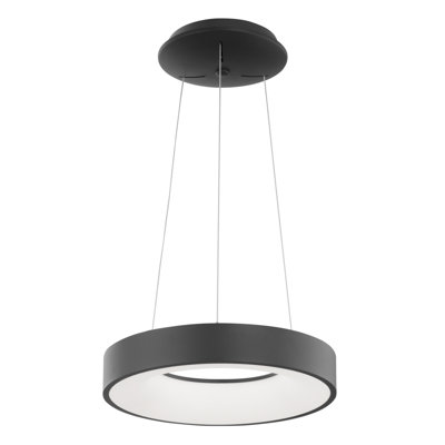 1 - Light LED Drum Pendant