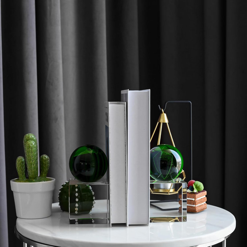 Crystal Bookends