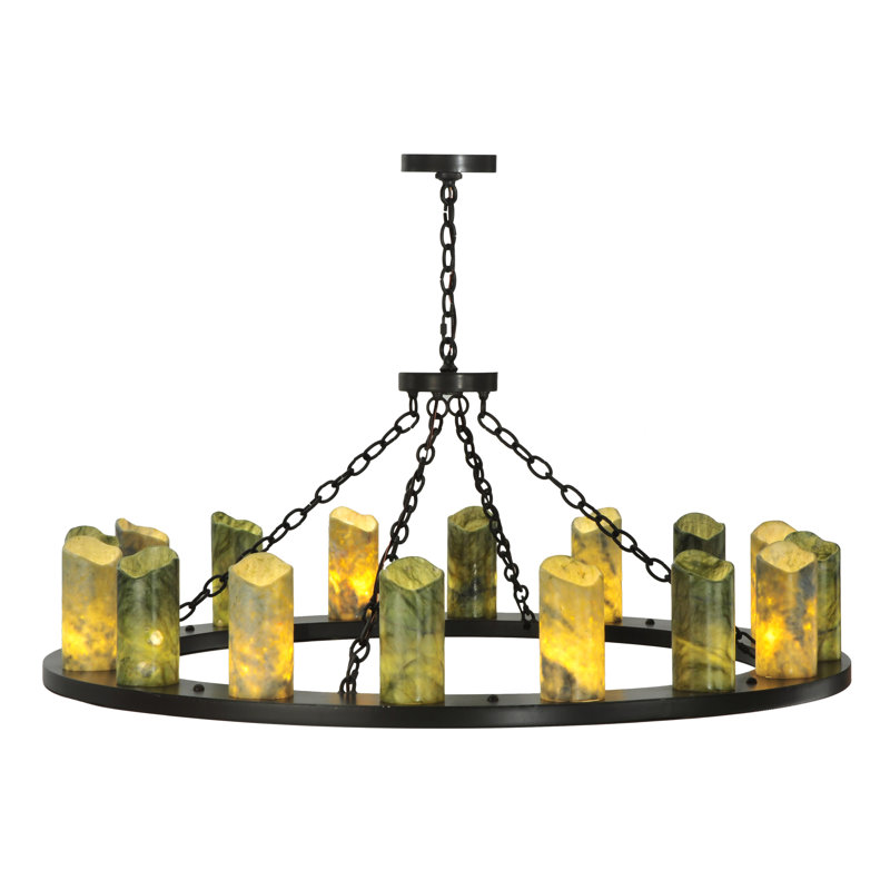 Rustic Lodge 16 - Light Chandelier