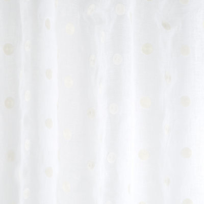 Window Library Sheers Spiral Spots Fabric