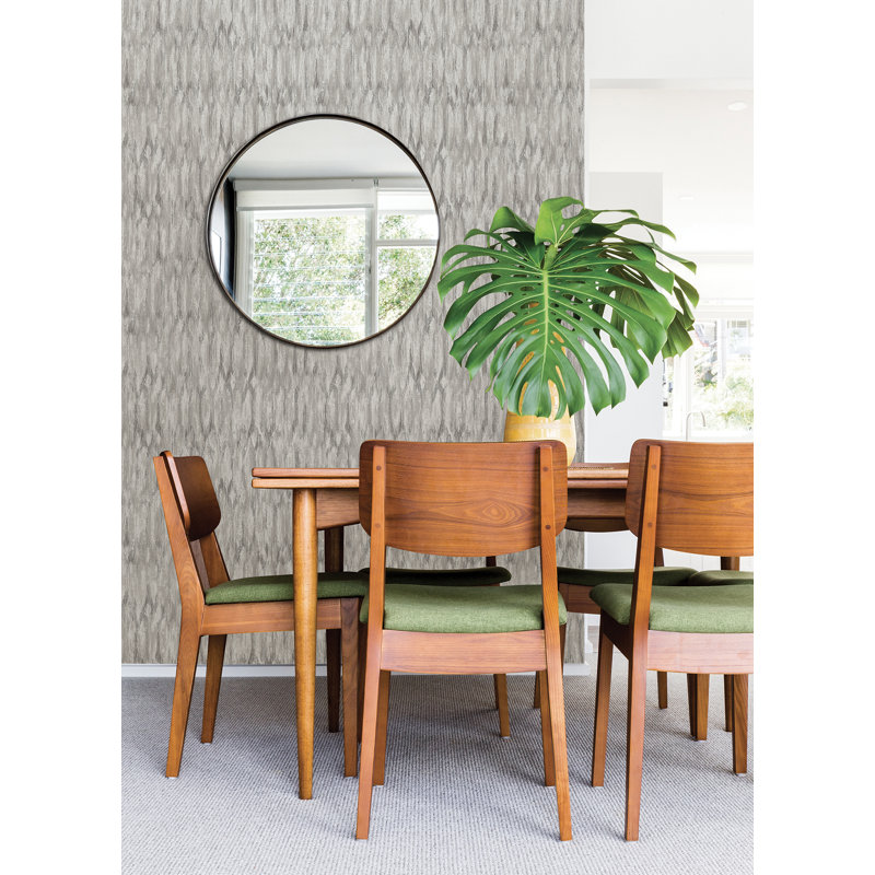 Kintana Metallic Wallpaper Roll, White