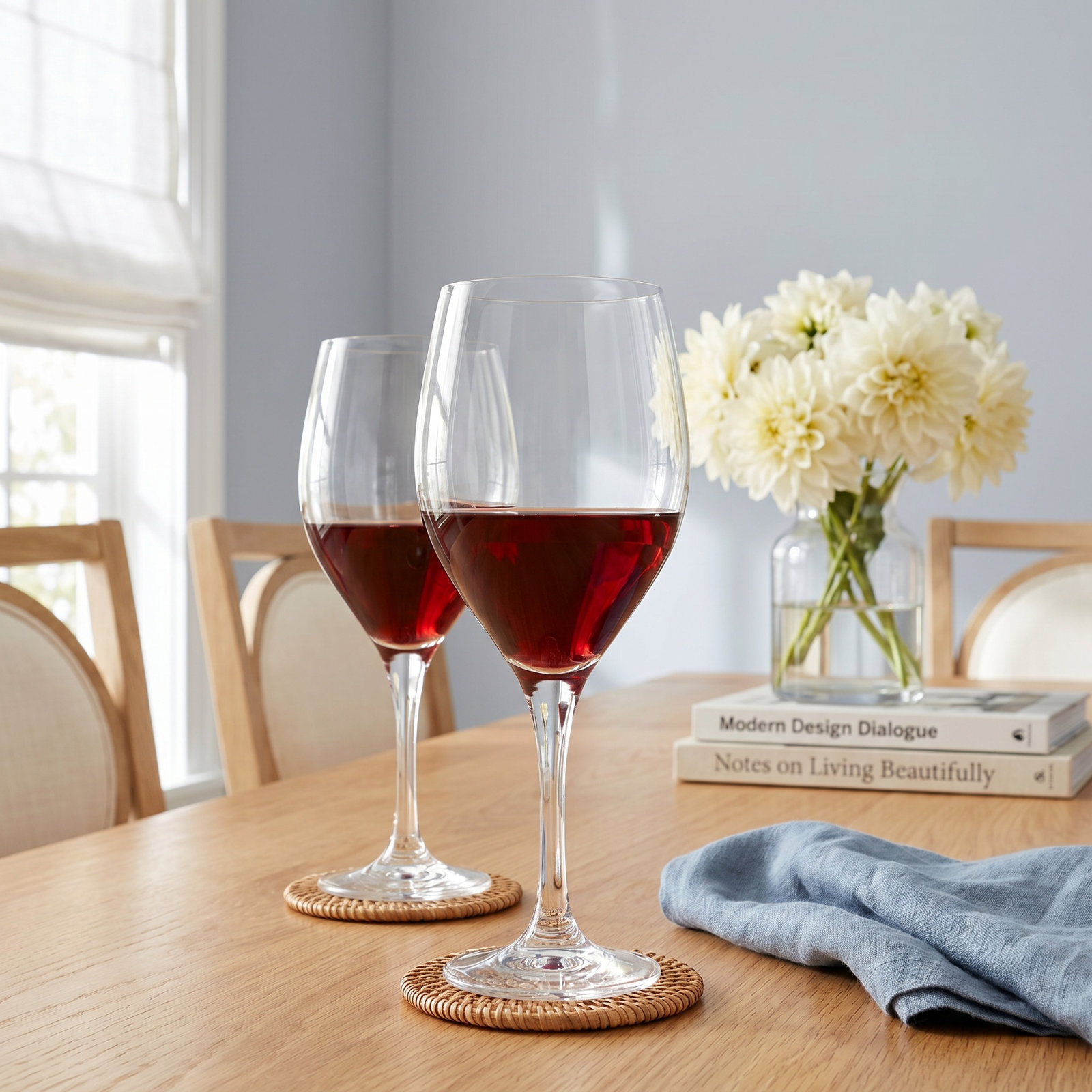 Mondial Crystal Red Wine Glass