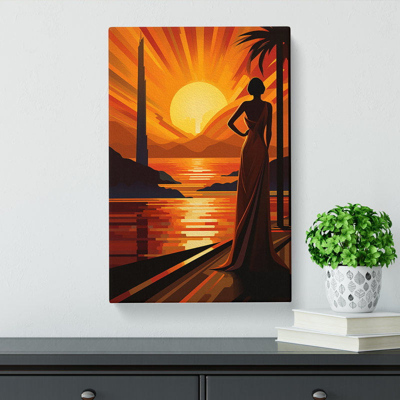 Sunset - No Frame Print, 50cm H x 35cm W x 3cm D
