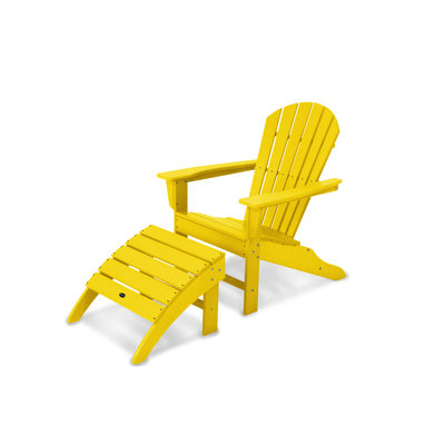 POLYWOOD South Beach Adirondack 2-Piece Set