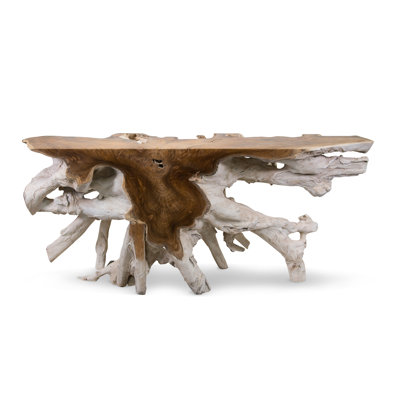 Console en bois massif de 69,5 po Bleach