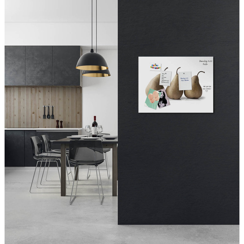 Magnetic Glass Photo Memo Board