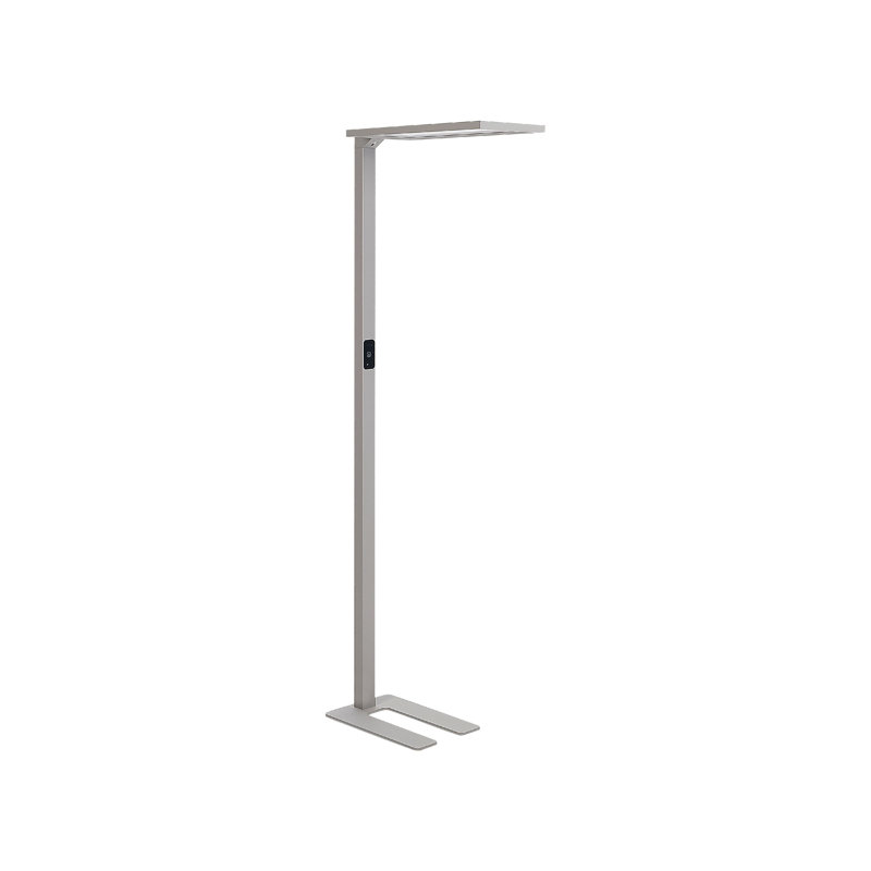 Burckhard 196cm LED Task Floor Lamp, Silver