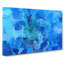 Blue Dahlia Flower In Abstract - Wrapped Canvas Print-55312177