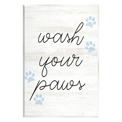 " Wash Your Paws Pet Shapes " by Lil' Rue