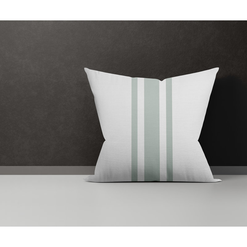  Housse et insert de coussin en coton Sabine, L 15 po x H 15 po, Émeraude