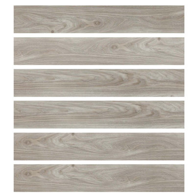 6" x 36" x 1.5mm Peel & Stick Vinyl Floor Tile, DIY Water Resistant Plank Flooring Flooring Plank (54 sq.ft./case)
