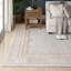 Tapis bleu à motif géométrique Allerone-790302119