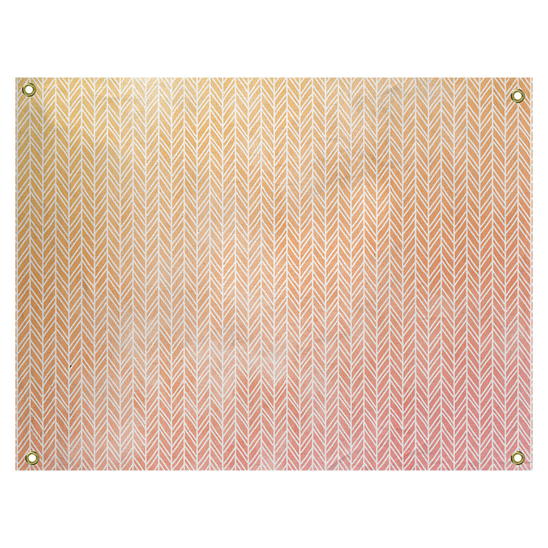 Tapisserie chevrons par katelyn elizabeth Avicia, Intérieur, H 71 po x l 83,5 po